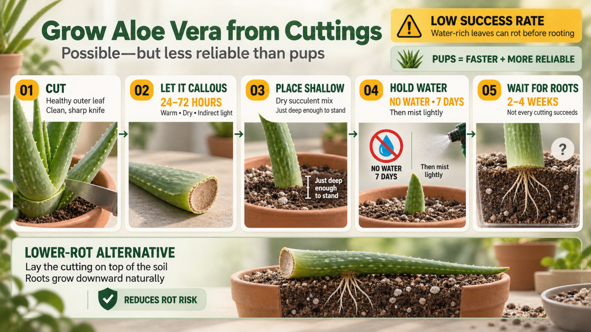 How to Grow Aloe Vera from Cuttings
